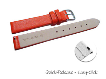 Bracelet montre à dégagement rapide rouge lisse 12mm 14mm 16mm 18mm 2