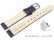 Bracelet montre à dégagement rapide violet lisse 12mm 14mm 16mm 18mm 20mm 22mm
