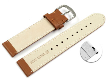 Bracelet montre à dégagement rapide cuir...