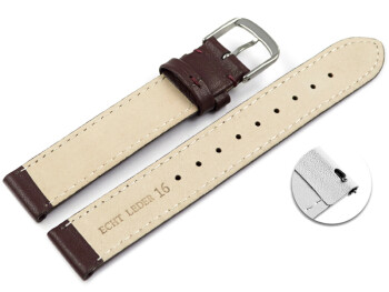 Bracelet montre à dégagement rapide cuir...