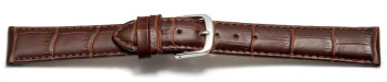 Bracelet montre  dgagement rapide cuir de veau grain...