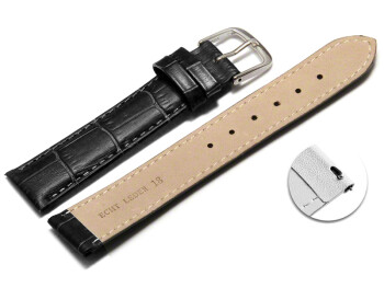Bracelet montre à dégagement rapide cuir de...