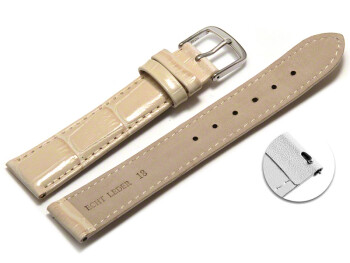 Bracelet montre à dégagement rapide cuir de...