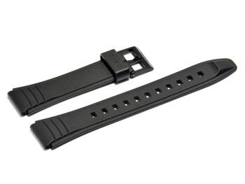 Bracelet de montre Casio pour AW-49H, résine, noire