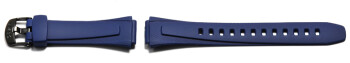 Bracelet de montre Casio pour W-752-2, résine, bleue