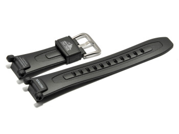 Bracelet de montre Casio p. PRG-40-3V, PRG-240-1, résine, noire