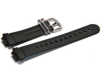 Bracelet de montre Casio Baby-G BG-1001-1V, résine, noire