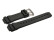 Bracelet montre Casio DW-9051, G-2200, G-2210, DW-004, DW-003 résine, noire