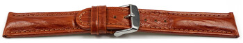 Bracelet de montre - Bark - Cuir de veau véritable - marron
