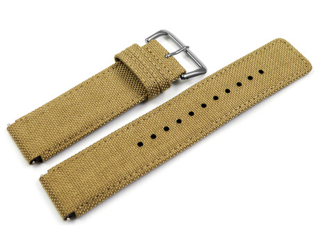 Bracelet montre Casio G-Steel tissu beige GST-B300E...