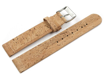 Bracelet montre VEGAN en liège nature 12mm 14mm...