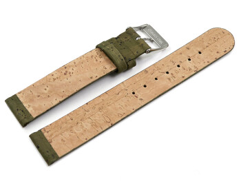 Bracelet montre VEGAN en liège Avocat 12mm 14mm...