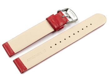 Bracelet montre végan en fibre de pomme rouge 12mm...
