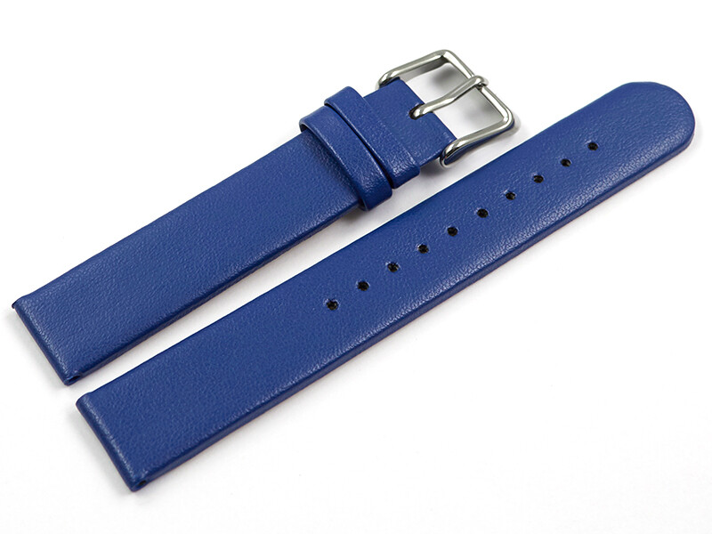 Bracelet De Montre Végan En Fibre De Pomme Bleu Foncé - Largeurs 12mm à 22mm, Neuf Avec étiquettes