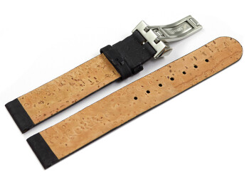 Bracelet montre boucle déployante VEGAN en...
