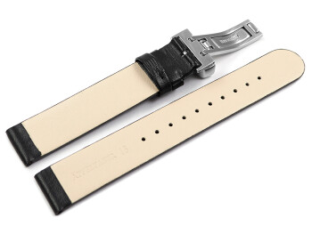 Bracelet montre boucle déployante végan en...