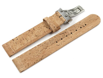 Bracelet montre boucle déployante VEGAN en...