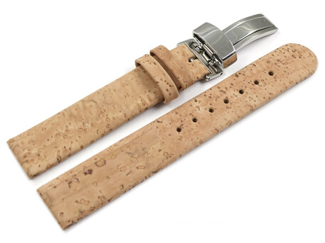 Bracelet montre boucle déployante VEGAN en...