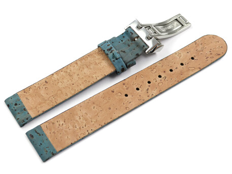 Bracelet montre boucle déployante VEGAN en liège Pavone 12mm 14mm 16mm 18mm 20mm 22mm