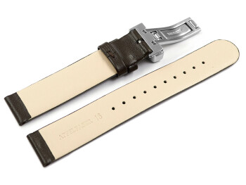 Bracelet montre boucle déployante végan en...