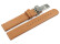 Bracelet montre boucle déployante végan en fibre de pomme brun clair 12mm 14mm 16mm 18mm 20mm 22mm