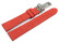 Bracelet montre boucle déployante Végan ananas rouge 22mm Dorée