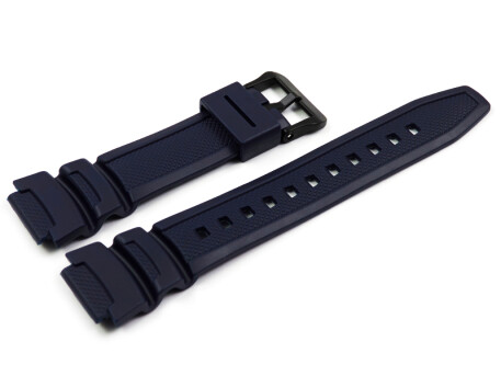 Bracelet montre Casio résine bleue W-218H W-214H