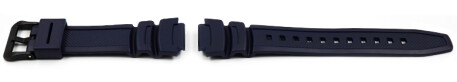 Bracelet montre Casio résine bleue W-218H W-214H 