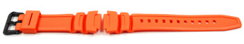 Bracelet montre Casio résine orange W-218H W-214H 