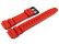 Bracelet montre Casio résine rouge W-218H W-214H
