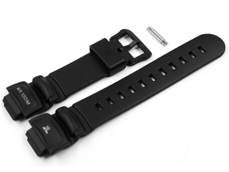 Bracelet montre Casio résine noire TRT-100H TRT-100H-1 TRT-100H-1AV
