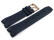 Bracelet montre Lotus bleu foncé pour 18190/2 en caoutchouc