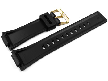 Bracelet Casio en résine noire pour GM-110G GM-110G-1A9