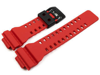 Bracelet de montre Casio résine rouge pour GA-700 GA-700-4 GA-700-4AER