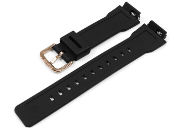 Bracelet montre résine noire pour GM-S5600 GM-S5600PG