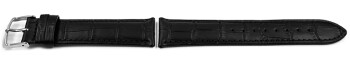 Bracelet montre Festina noir F16873 adaptable à F16760 cuir grain croco