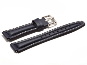 Bracelet montre Casio p.EFA-113L-1A2V,cuir,bleu, surp....