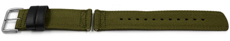 Bracelet Casio textile vert Pro Trek PRW-6600YB-3