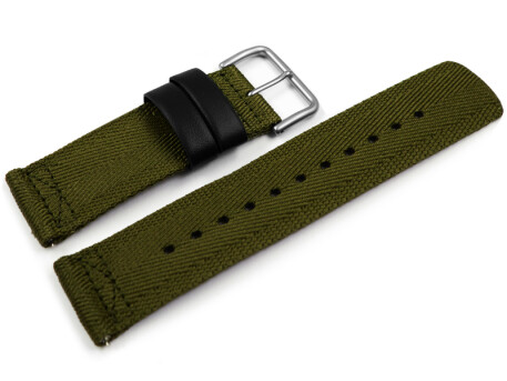 Bracelet Casio textile vert Pro Trek PRW-6600YB-3