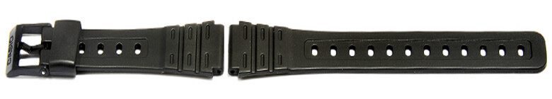 Bracelet de montre Casio pour W 59 1VD, F 91W 1,résine,noire Bracelet de montre Casio pour W 59 1VD, F 91W 1,résine,noire