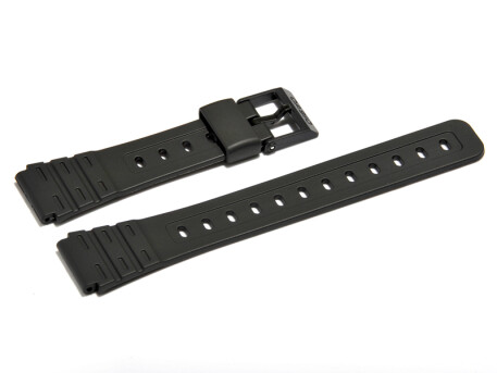 Bracelet de montre Casio pour W-59-1VD, F-91W-1,résine,noire
