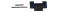 MAILLON en acier bleu et noir pour bracelets Lotus 18230
