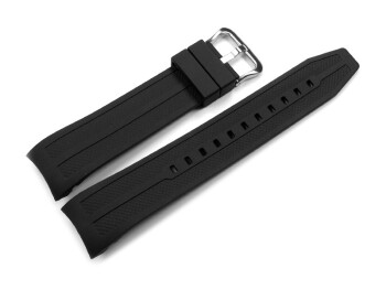 Bracelet de montre Casio pour AMW-706,AMW-704, résine, noire