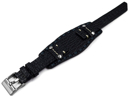 Bracelet Lotus noir pour 15686  bracelet montre en cuir...