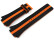 Bracelet montre Festina cuir noir bande orange F16184