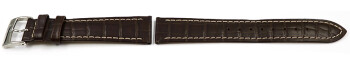 Bracelet montre Festina cuir marron foncé F16508 adaptable à F7120