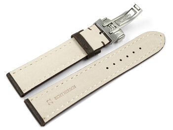 Bracelet montre boucle déployante marron...