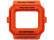 Lunette Casio orange DW-D5500MR-4  Bezel en résine