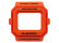 Lunette Casio orange DW-D5500MR-4  Bezel en résine