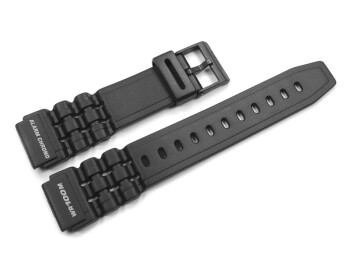 Bracelet de montre Casio pour W-727H-1A2VH, résine, noire